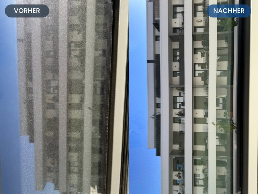 Vorher Nachher Fensterreinigung